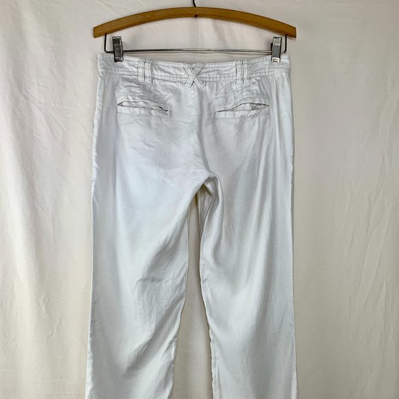 Diane Von Furstenberg Trouser in Ecru Linen - Picture 4 of 8